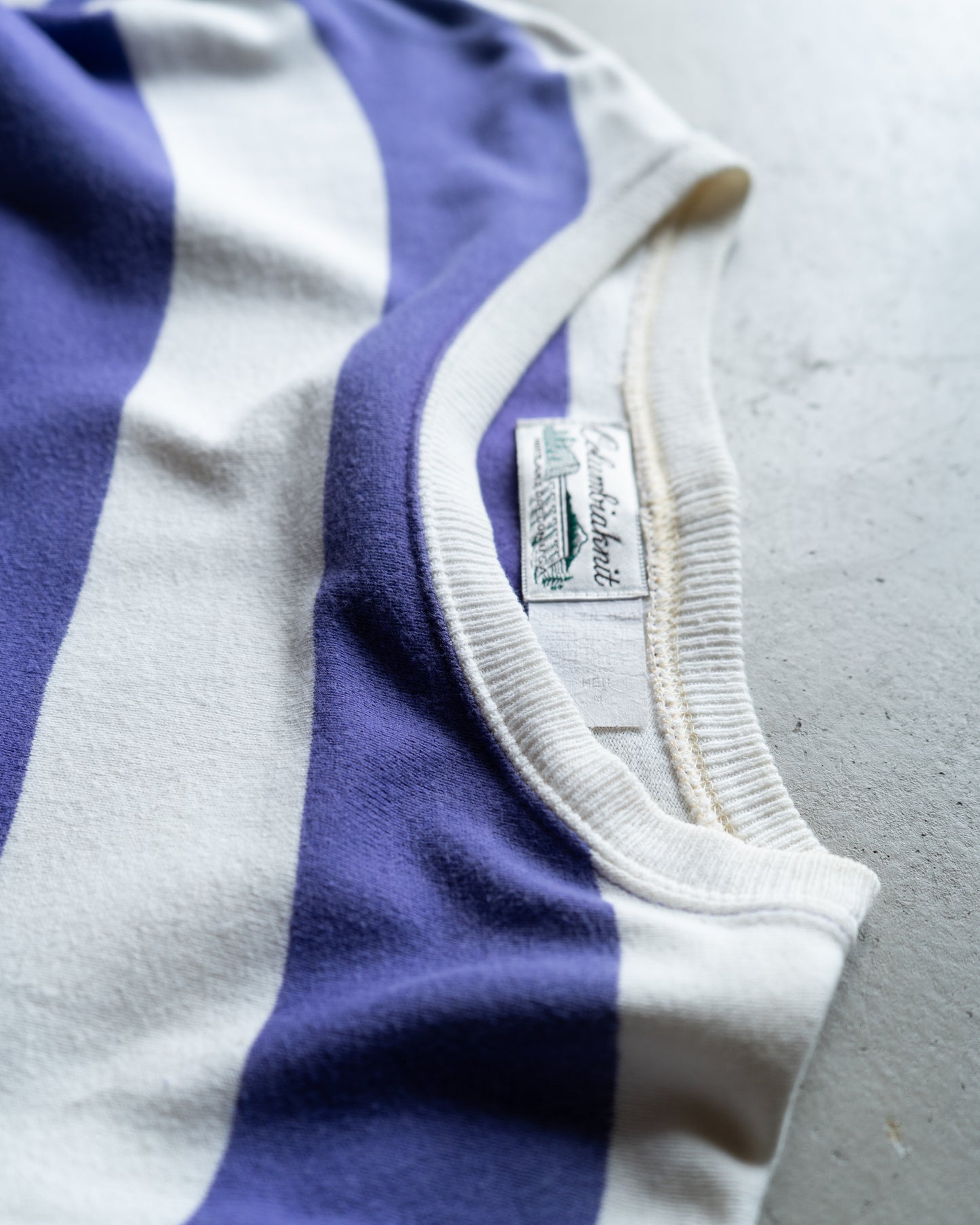 90's Columbiaknit border L/S Tee