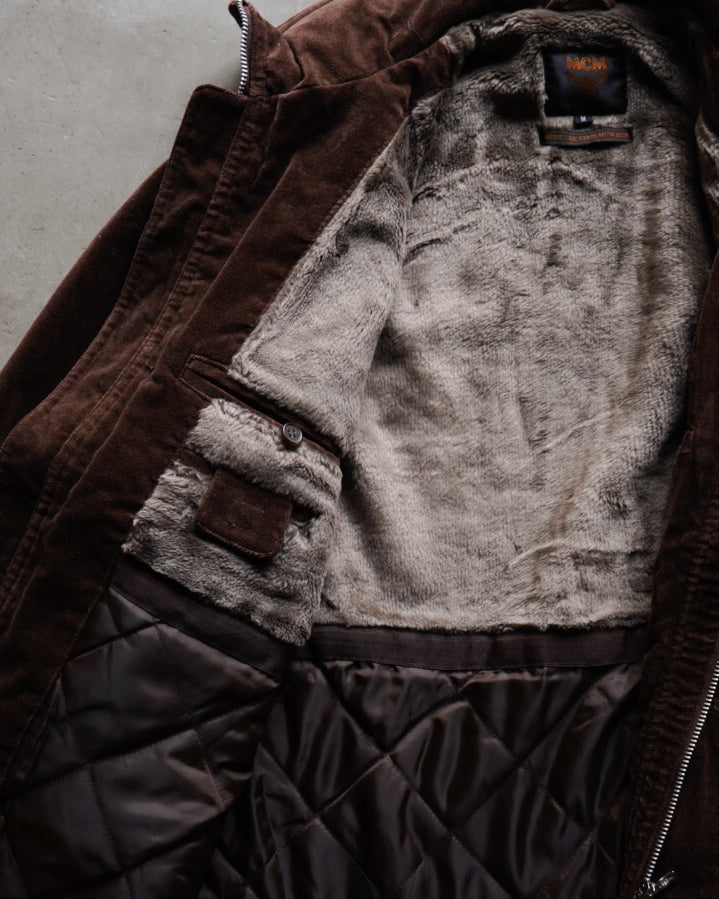 MCM Corduroy Hunting velour Coat