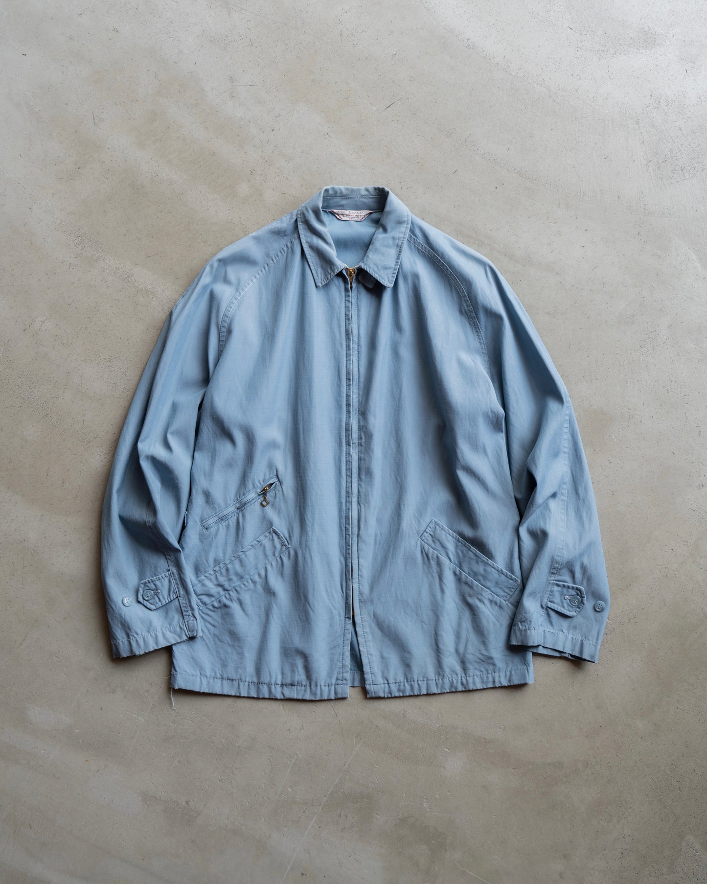 40's "McGREGOR" light blue drizzler Sport jacket