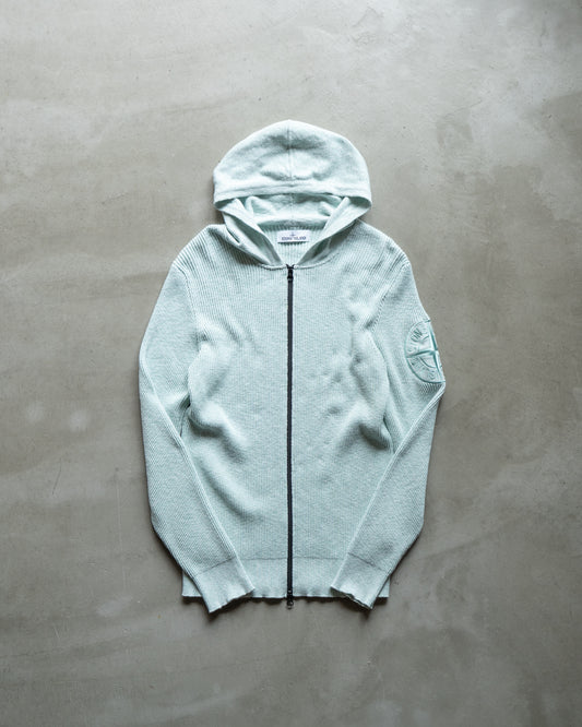 stone island full zip up knit foodie jacket