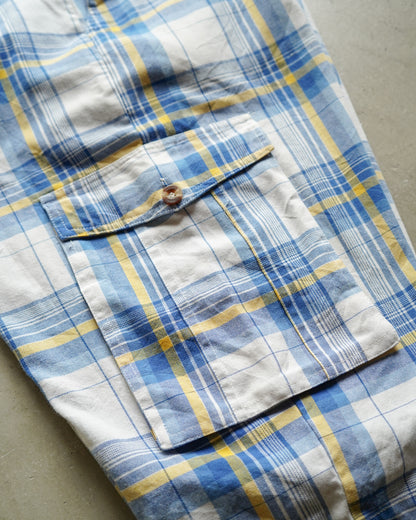 DTEK JEANS Cotton Check Shorts