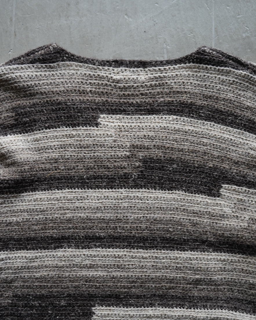 calvin klein gradation design v  neck knit  sweater