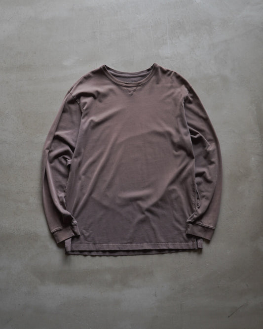 wool rich cotton sweat design long t-shirt