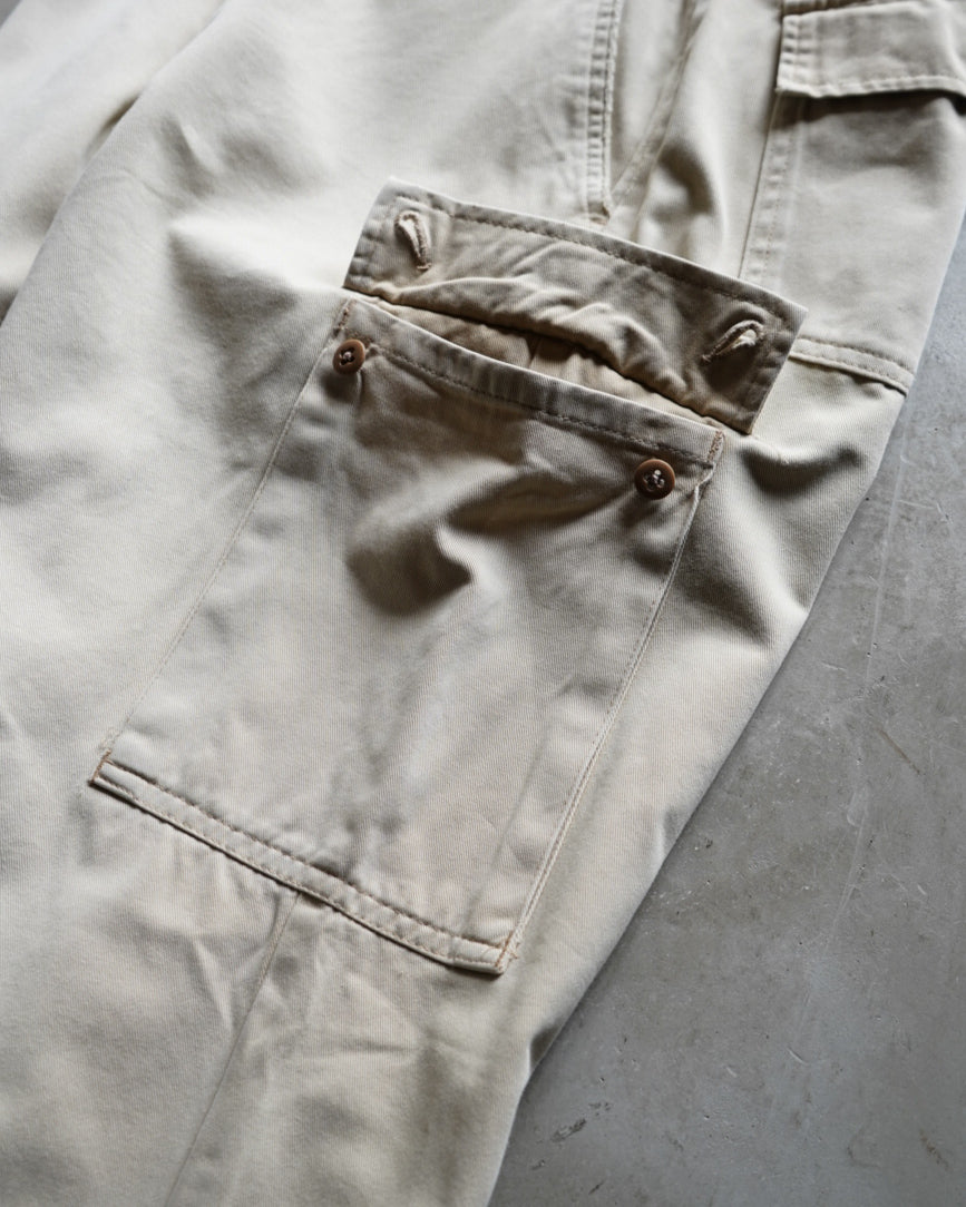 90〜00s old GAP cotton cargo pocket design pants