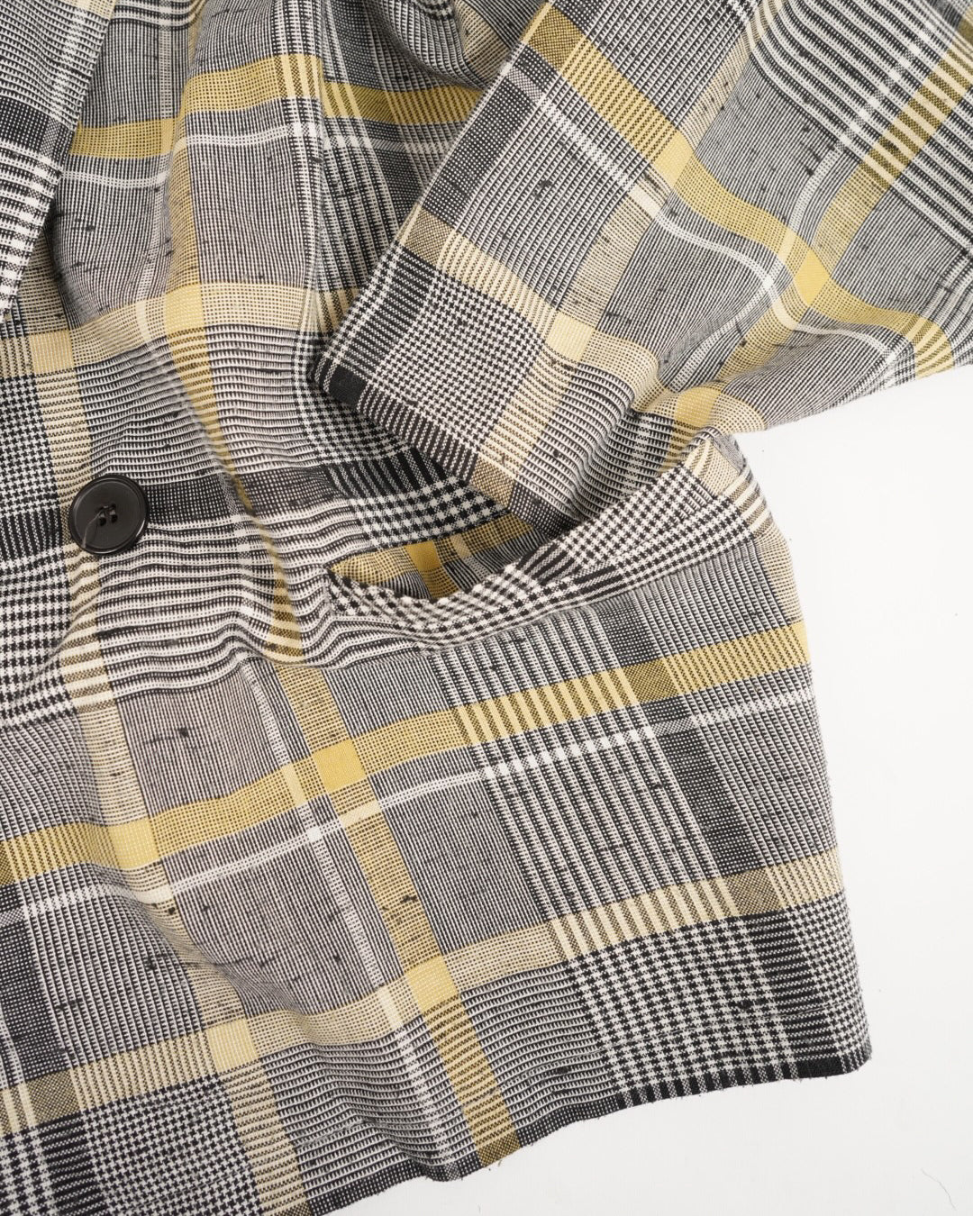 POLYESTER / VISCOSE check tailored jacket