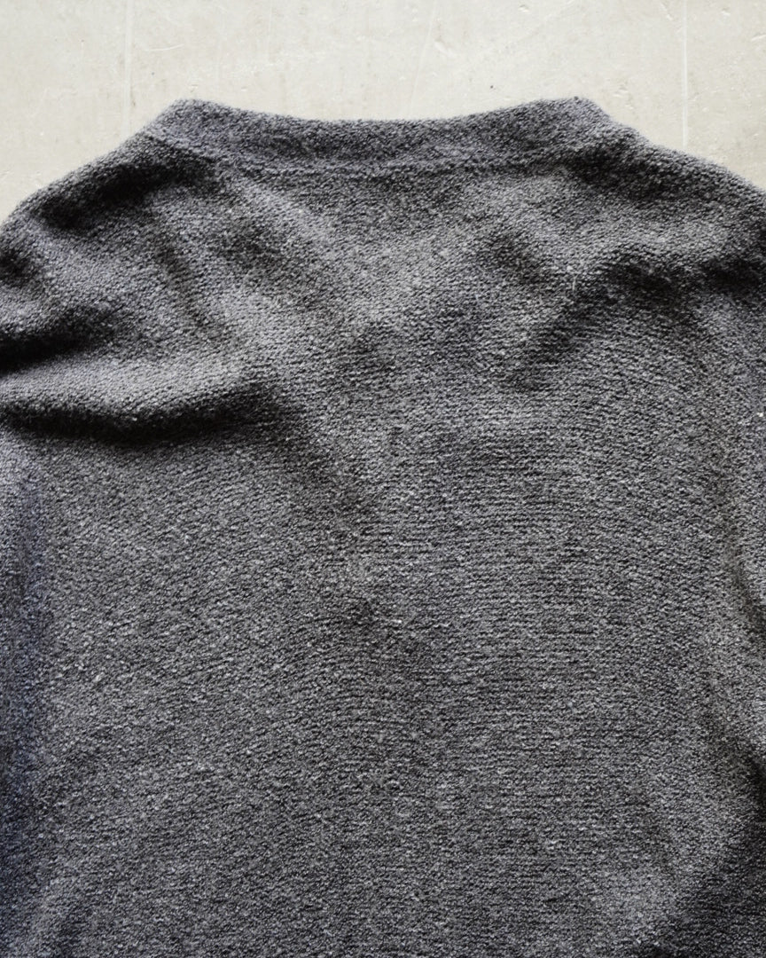 ICEBOX acryl nylon henry neck Knit made in USA