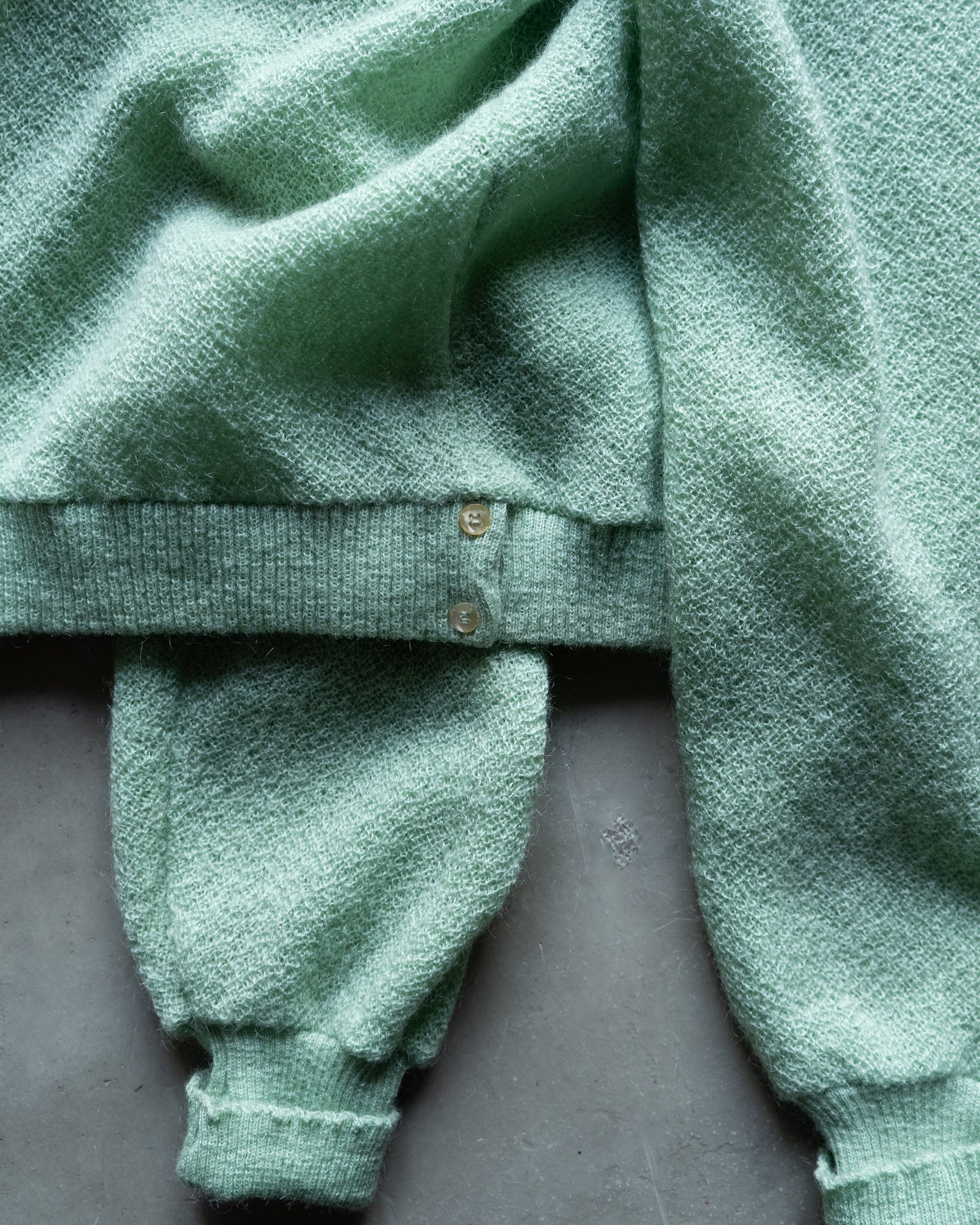 60's Puritan mohair wool v neck knit