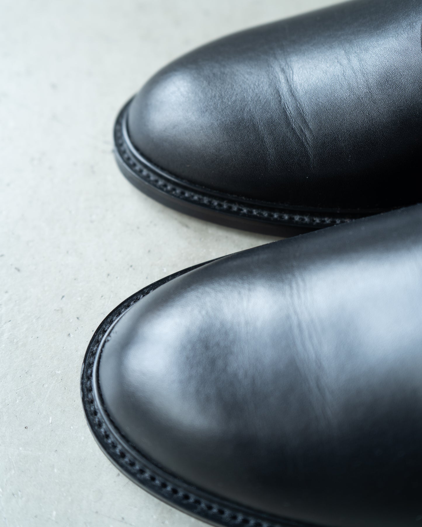 LOEWE plane toe leather dress shoes "made in italy"