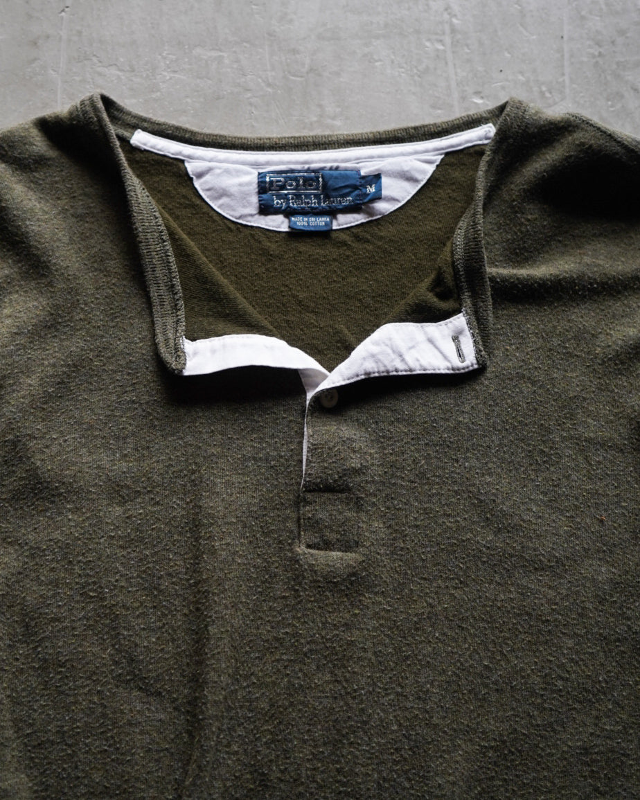 RALPH LAUREN henry neck long sleeve t-shirt