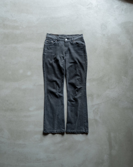 Levi's 517 boot cut black yarn-dyed denim pants