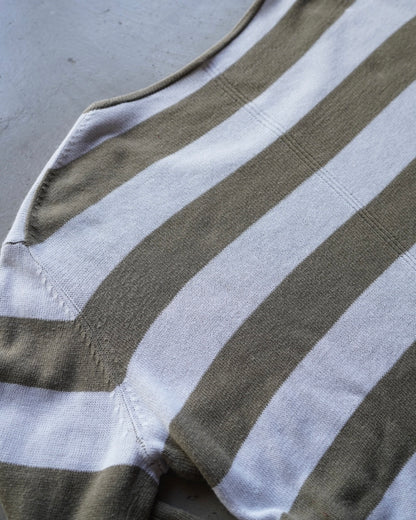 Border design summer long sleeve tee