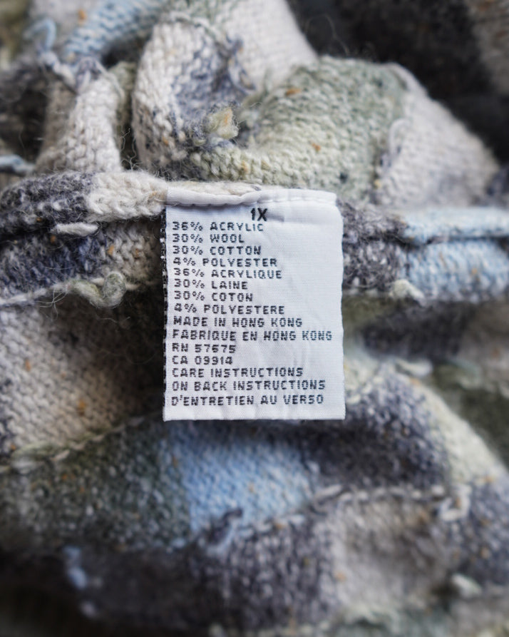 VITTADINI woman melange check design knit sweater