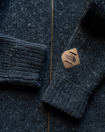 The North Face mixed materials drivers knit jacket