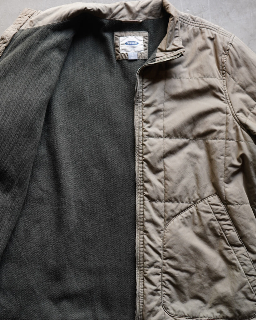 OLD NAVY cotton box quilted padded jacket