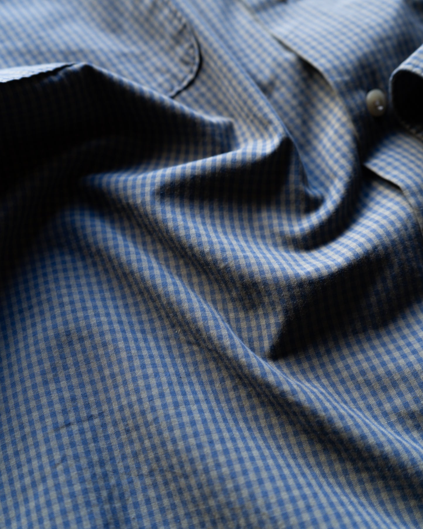 Eddie Bauer Open collar cotton check shirts