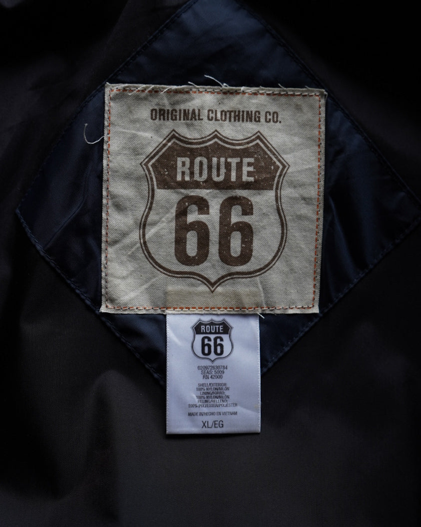 ROUTE 66 bomber type quilting jacket