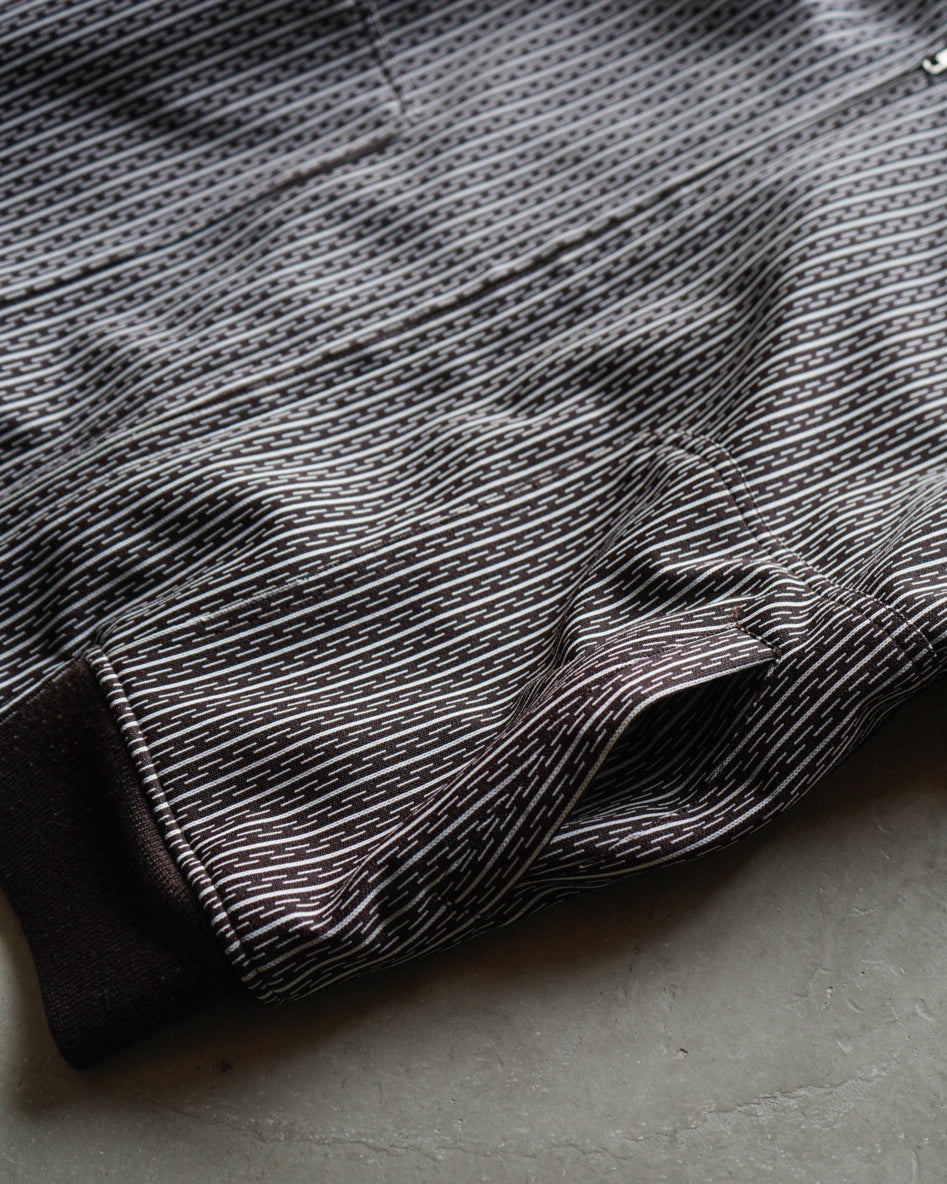 70s stripe design blouson jacket