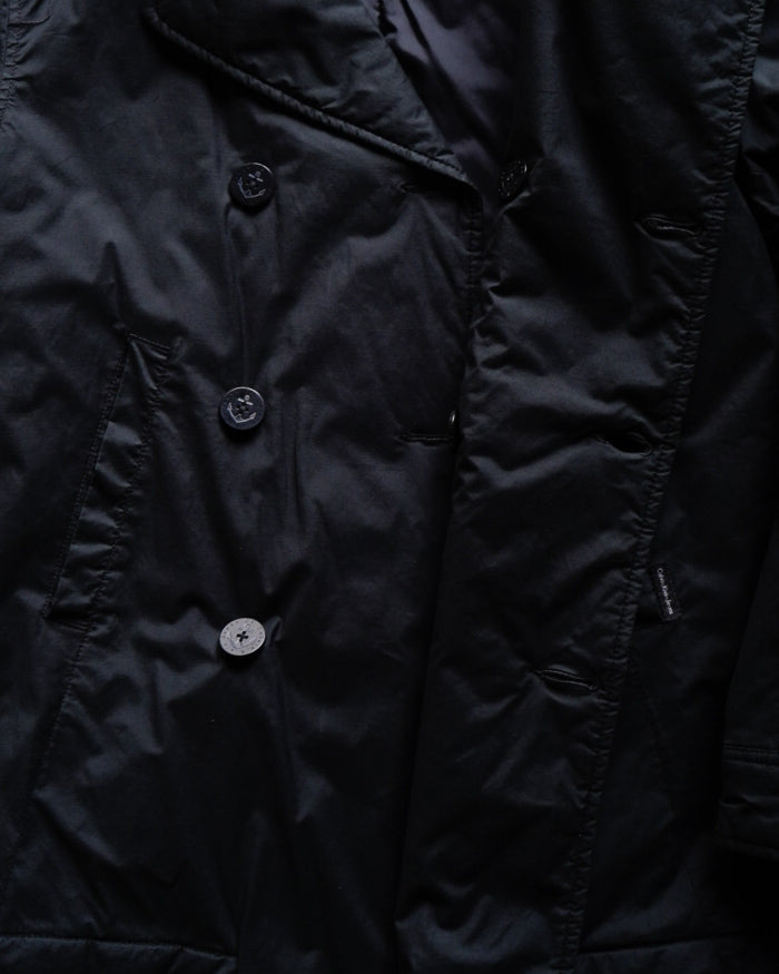 Calvin Klein cotton nylon double-breasted jacket