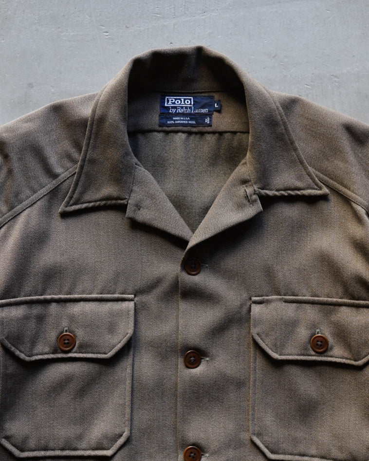 POLO Ralph Lauren  wool Dual Chest Pocket Design shirt