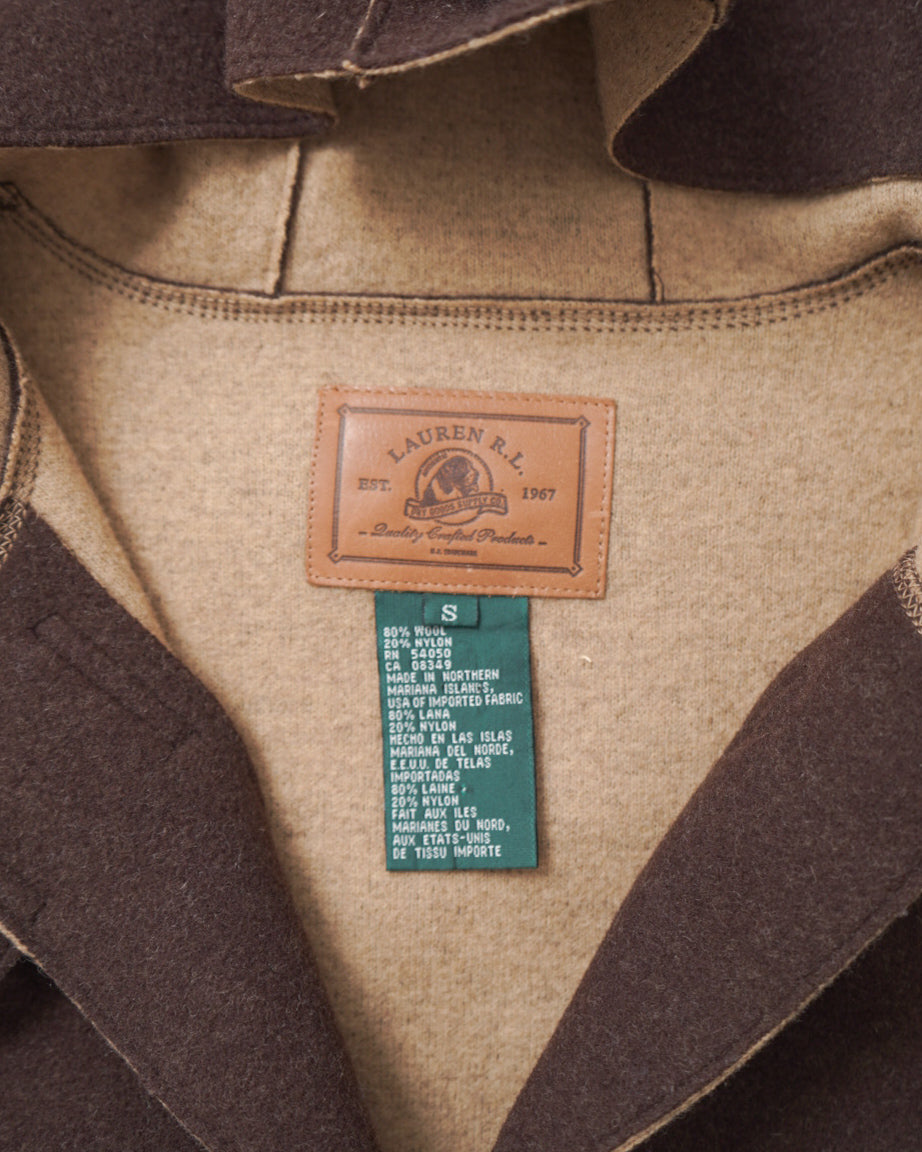 Ralph Lauren wool hooded toggle design jacket