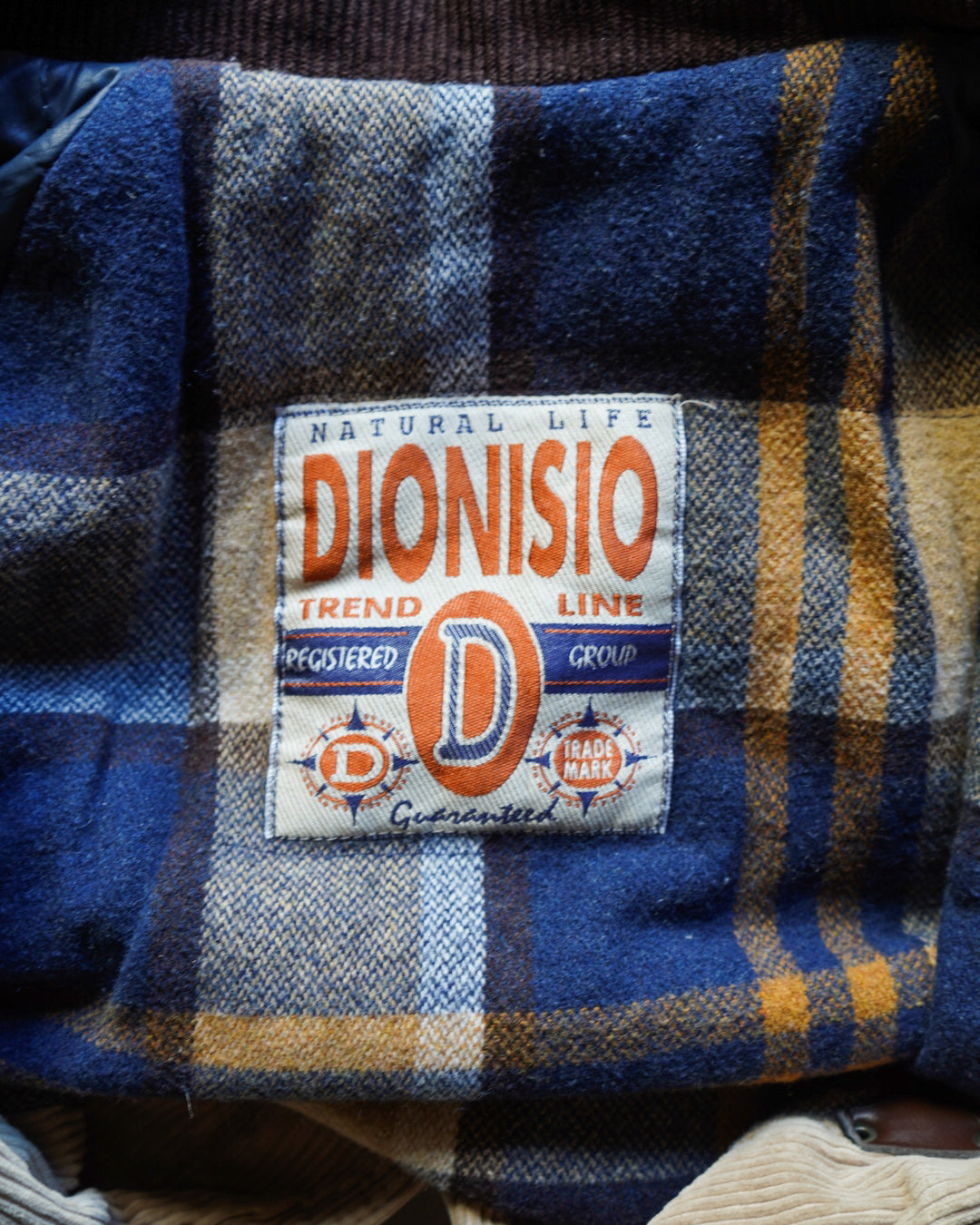 90s corduroy fireman jacket