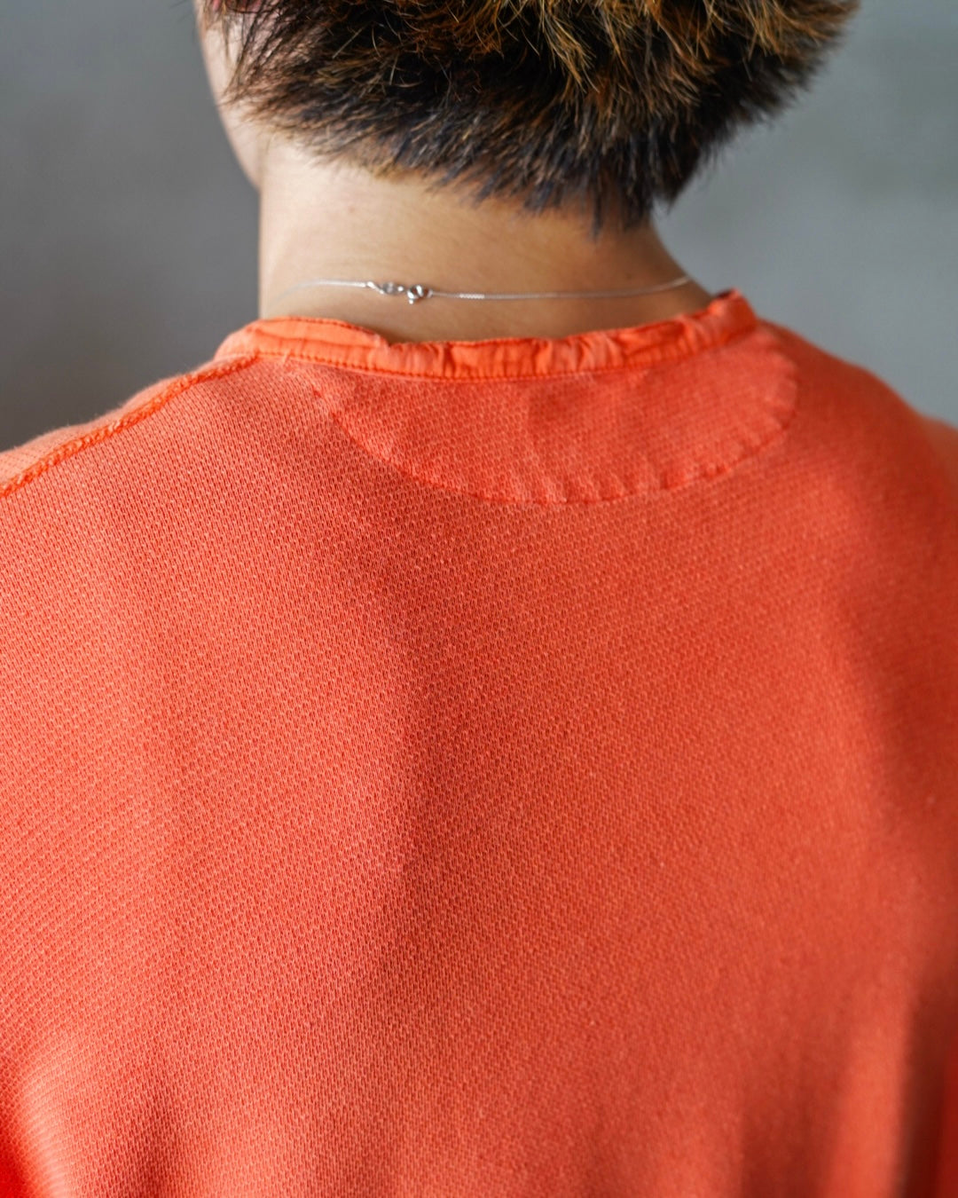 "Ralph Lauren" Orange Henley neck Shirt