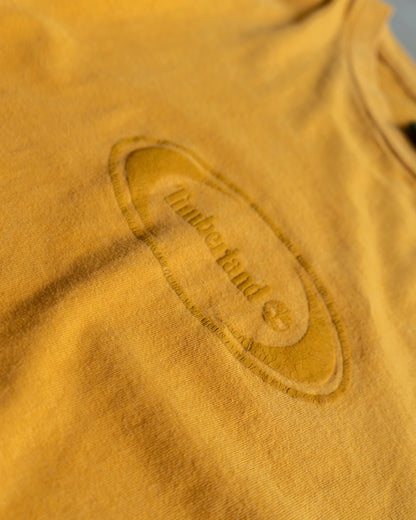 90's Timberland logo design print long sleeve tee