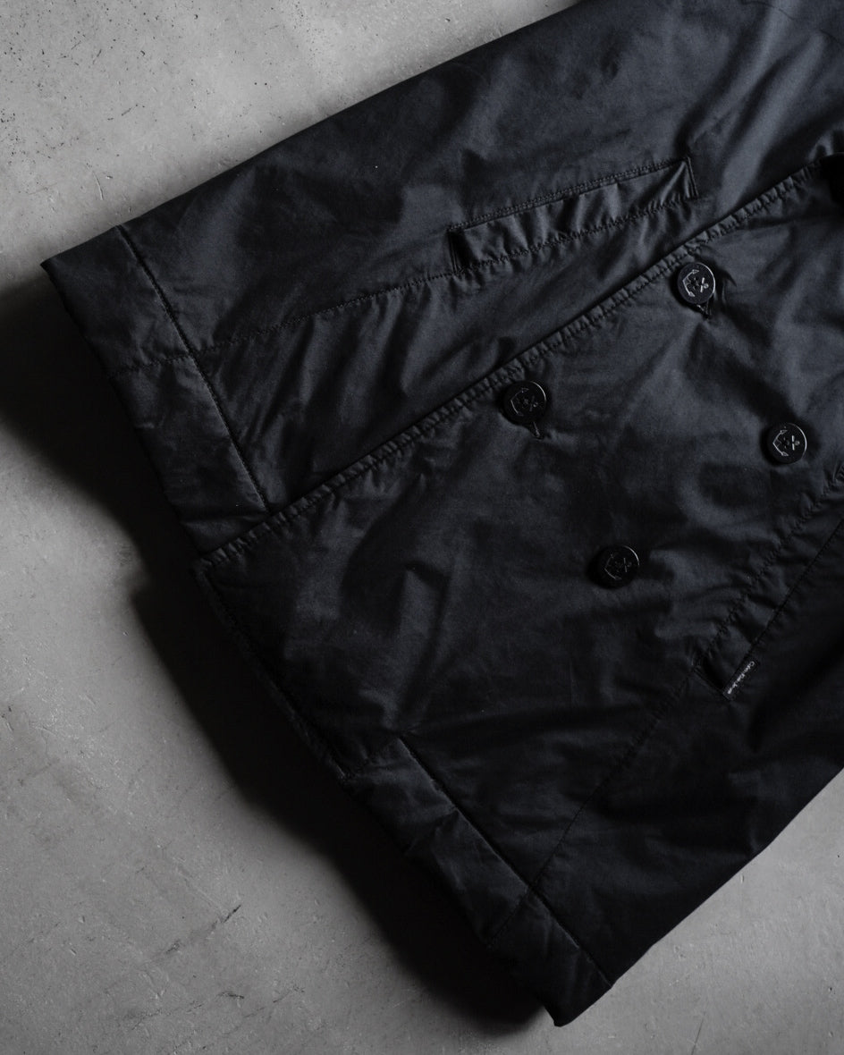 Calvin Klein cotton nylon double-breasted jacket