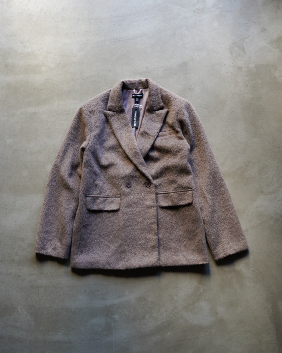 " ladies " shaggy tailored jacket