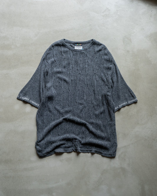 coogi short sleeve loose silhouette knit