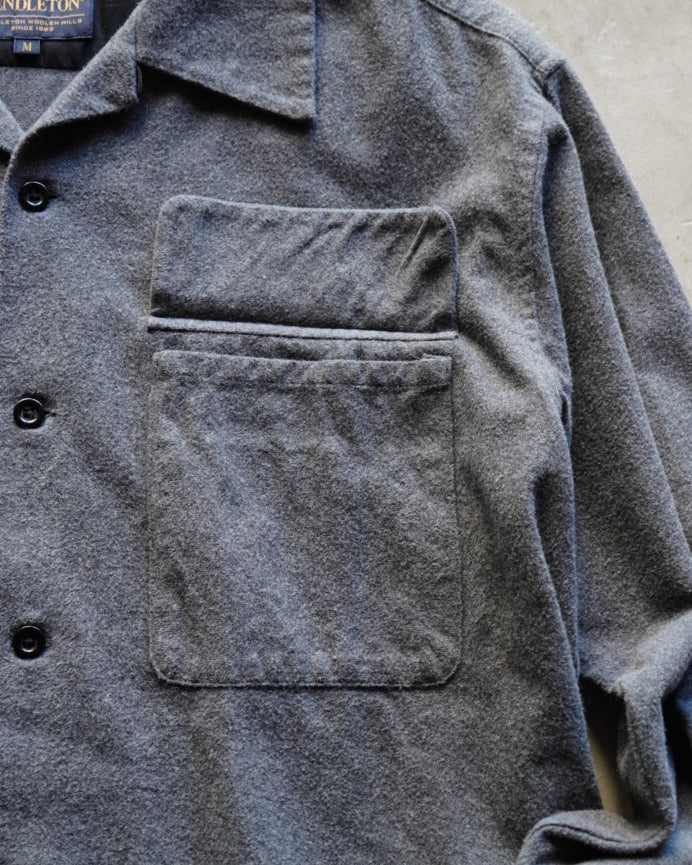 PENDLETON cotton open collar design shirt