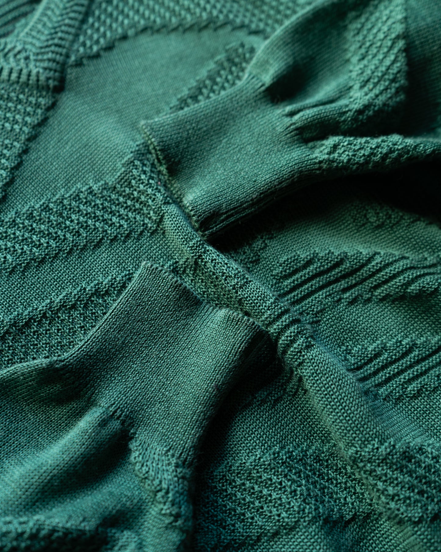 Yves Saint Laurent Linen Acrylic V neck knit