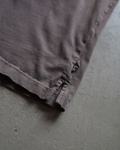wool rich cotton sweat design long t-shirt