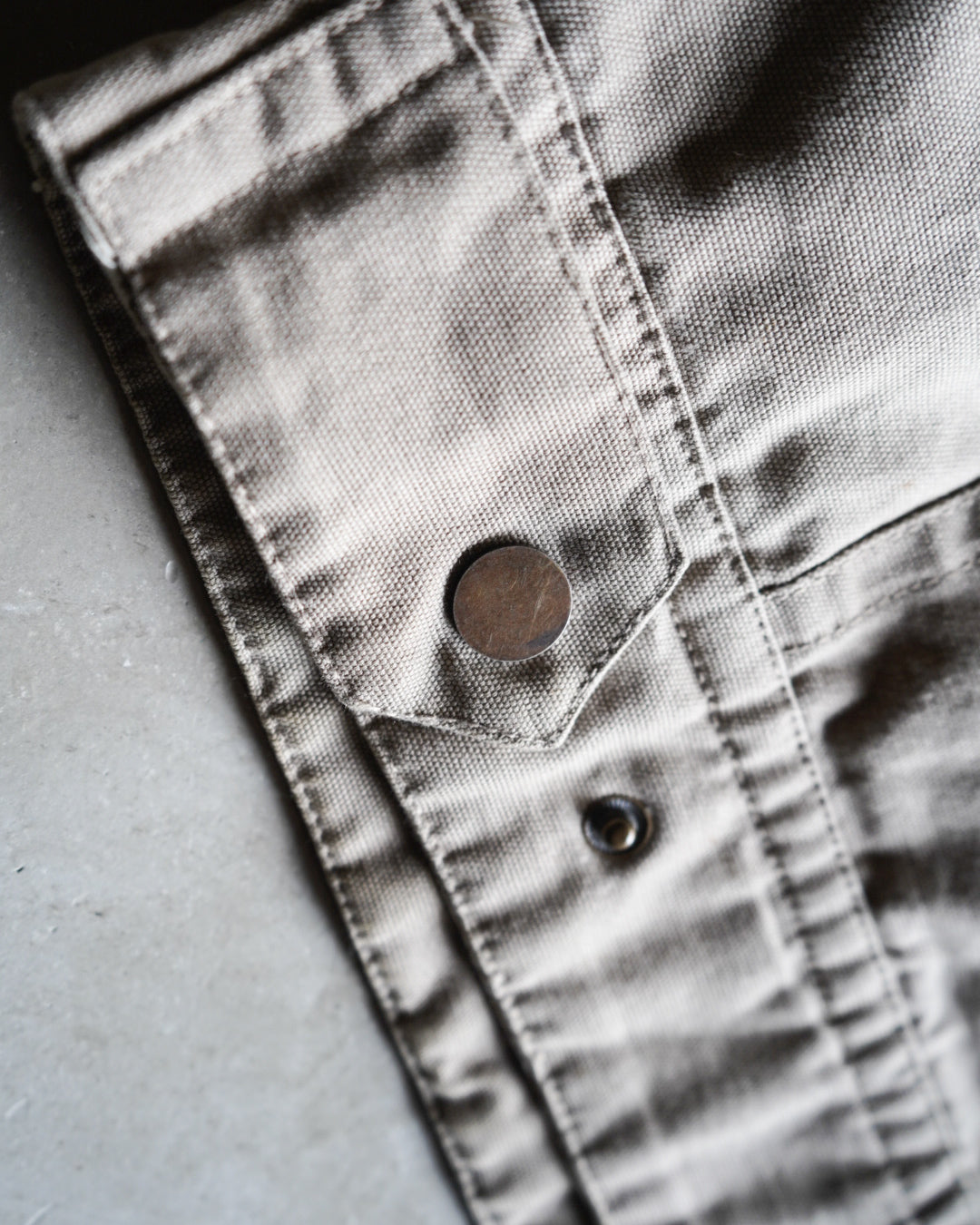 90s work cotton boa design jacket