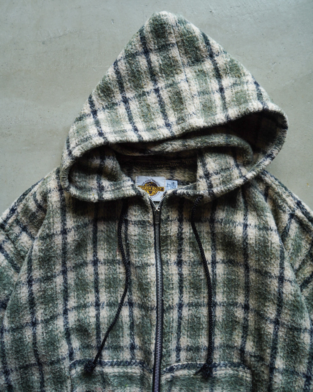 Earth Ragz check fleece design foodie jacket