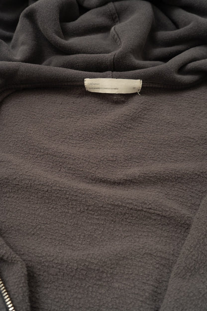 short length sweat foodie zip up
