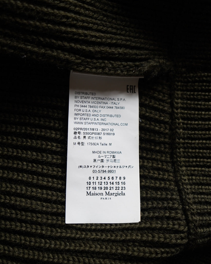 2014 AW Maison Margiela drivers knit