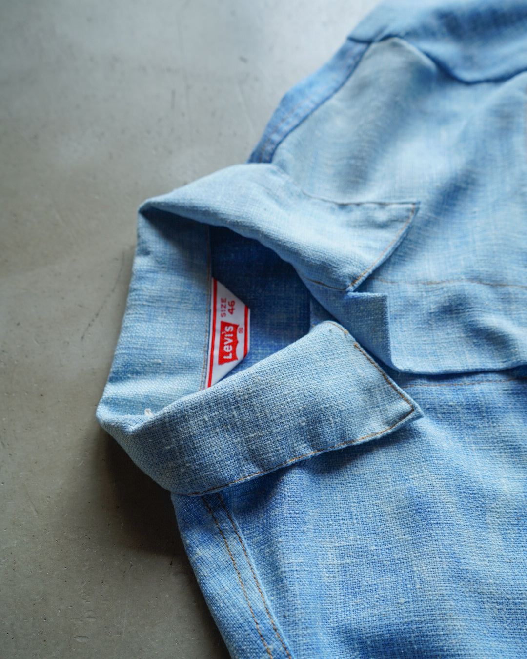 90s Levi's tie dyed cotton polyester tracker jacket