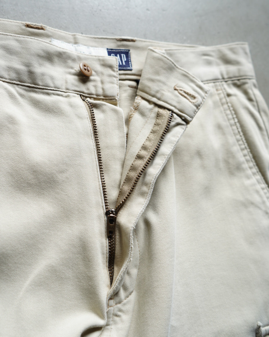 90〜00s old GAP cotton cargo pocket design pants
