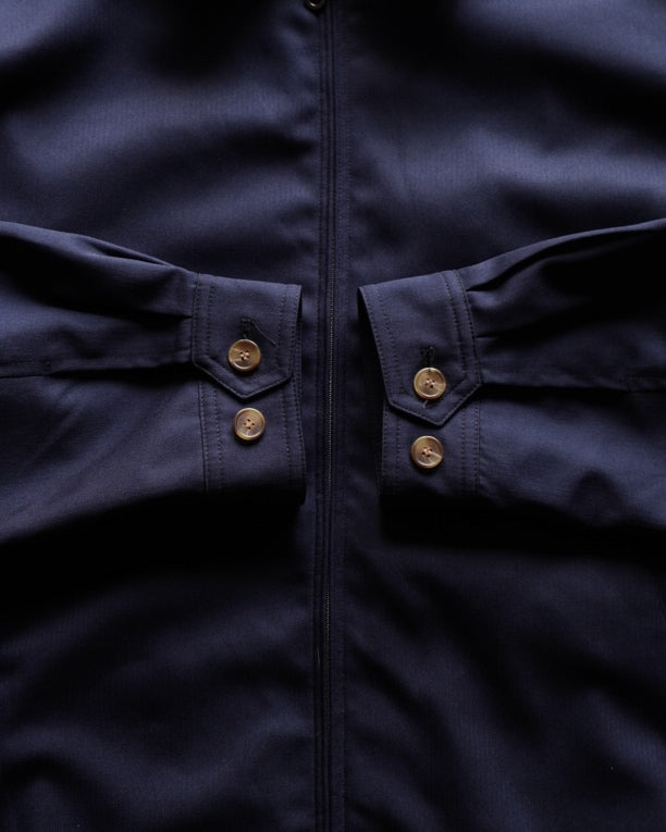 Jos. A. Bank Navy Minimum Zip-Up Jacket