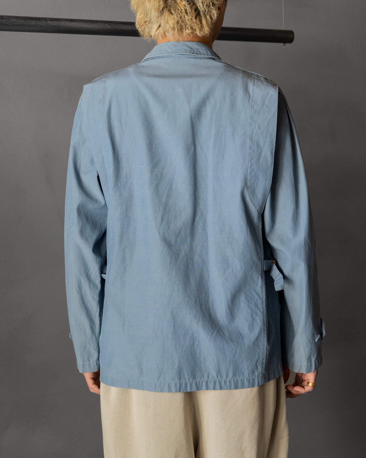 40's "McGREGOR" light blue drizzler Sport jacket