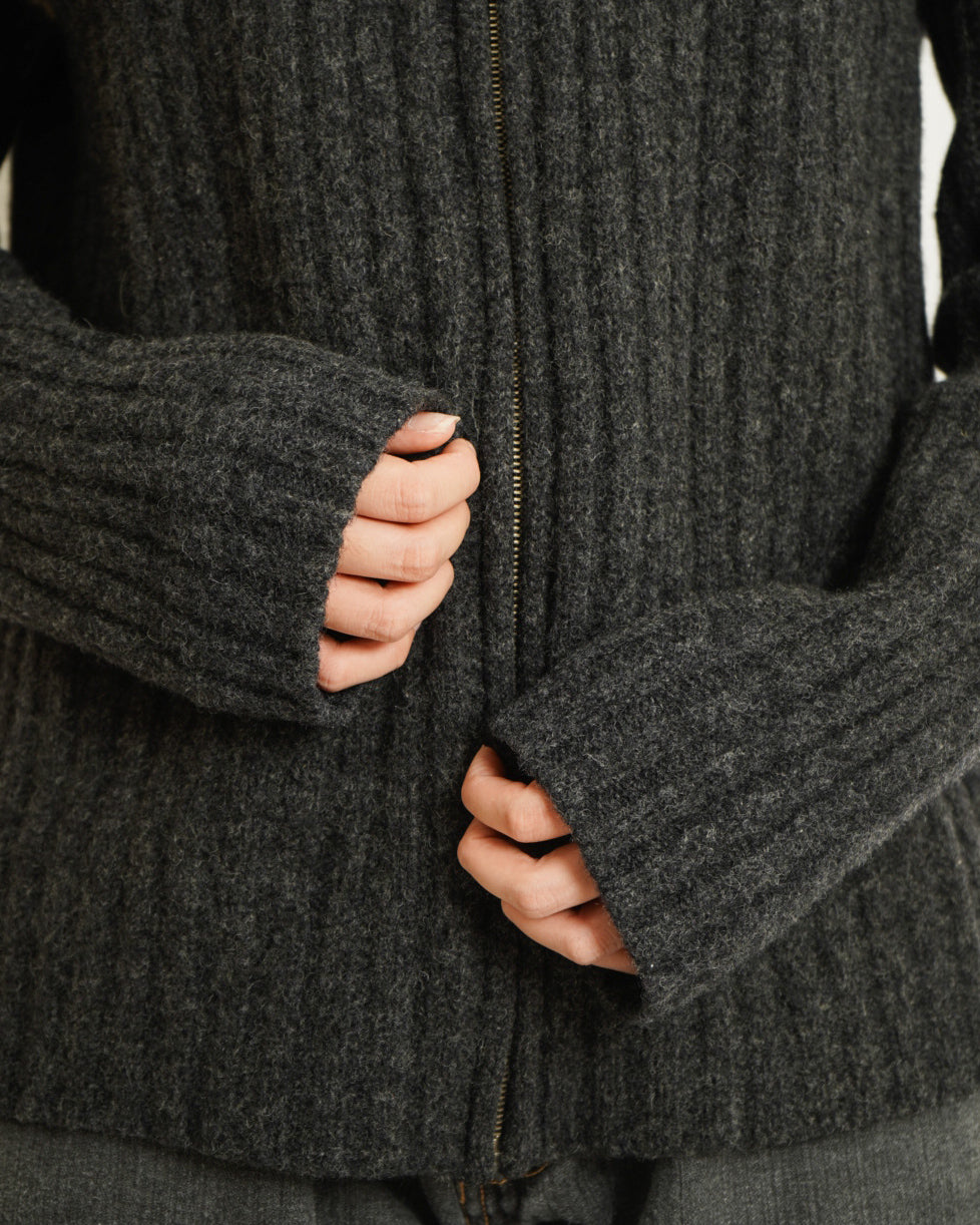 j.crew wool zip-up sweater