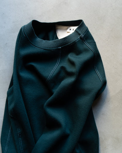MARNI crew neck wool nylon sweat shirt