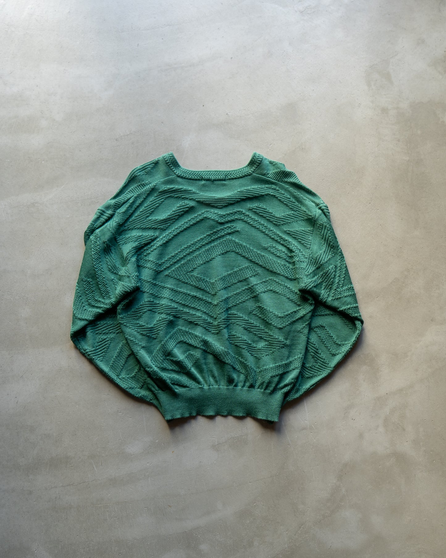 Yves Saint Laurent Linen Acrylic V neck knit