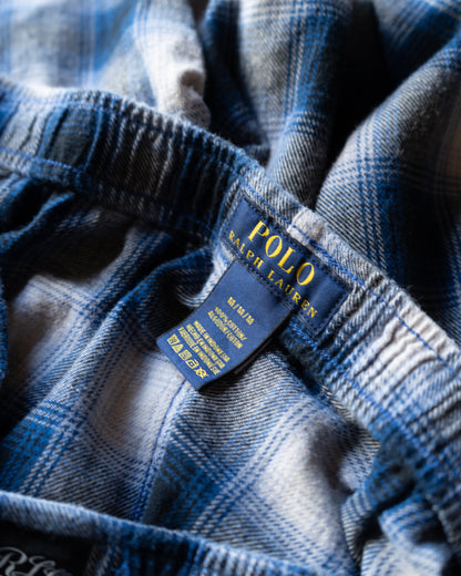 Ralph Lauren ombre check cotton easy pants