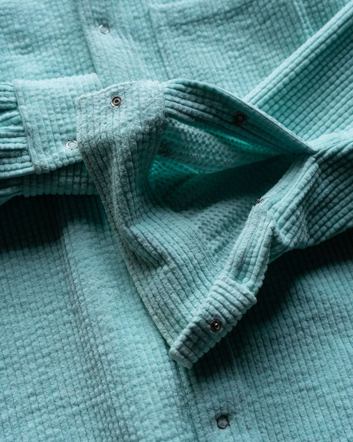 Acne Studios corduroy snap button design shirts