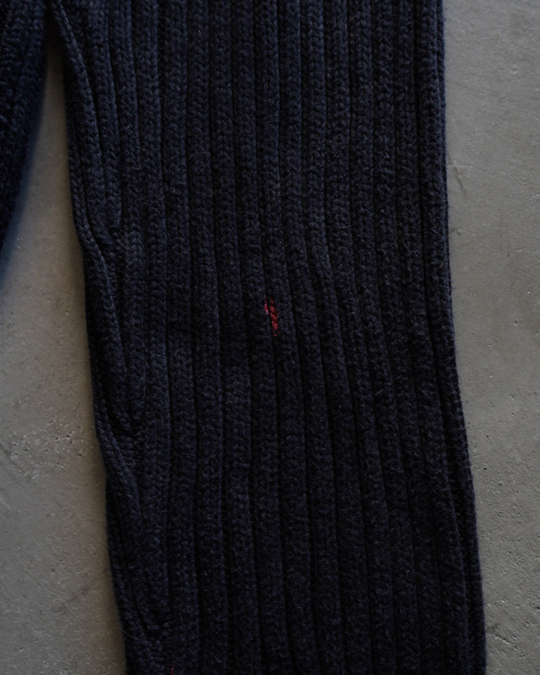 DNKY vneck cotton knit sweater