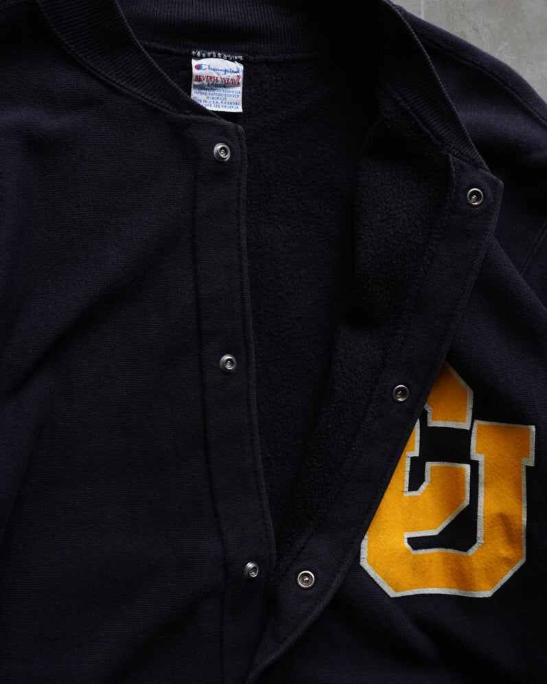 90s champion reverse weave  snap design sweat cardigan