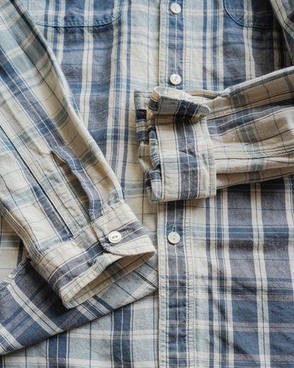 Ralph Lauren "RRL" Blue Check Work Shirt