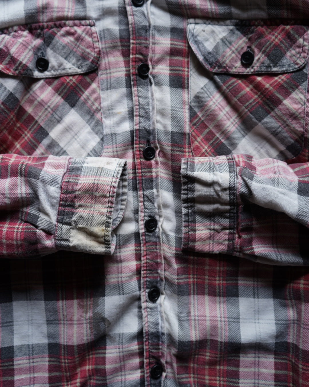 90s OZARK TRAIL docking foodie check shirt jacket